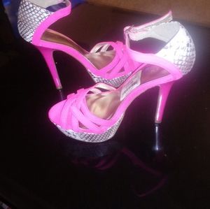 Hot Pink Stilleto Heels